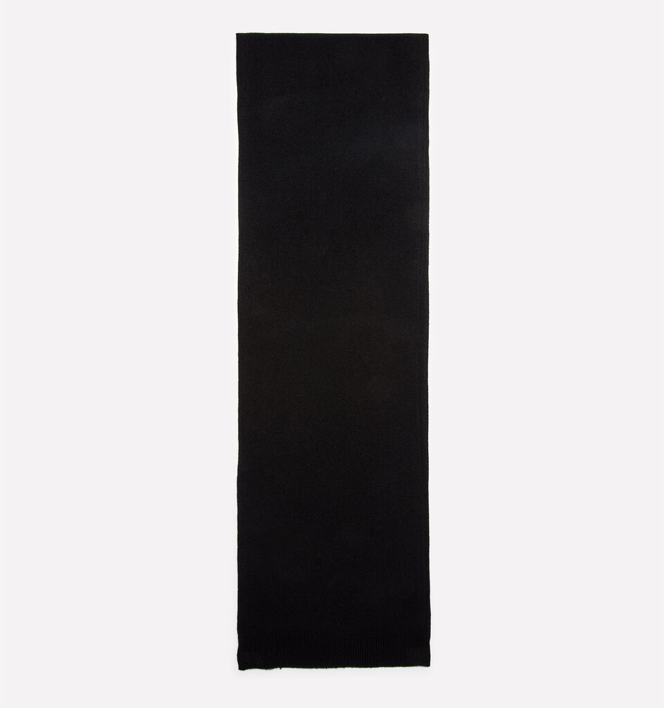 Écharpe tricotée noire - null - Noir | Sisley image number 1